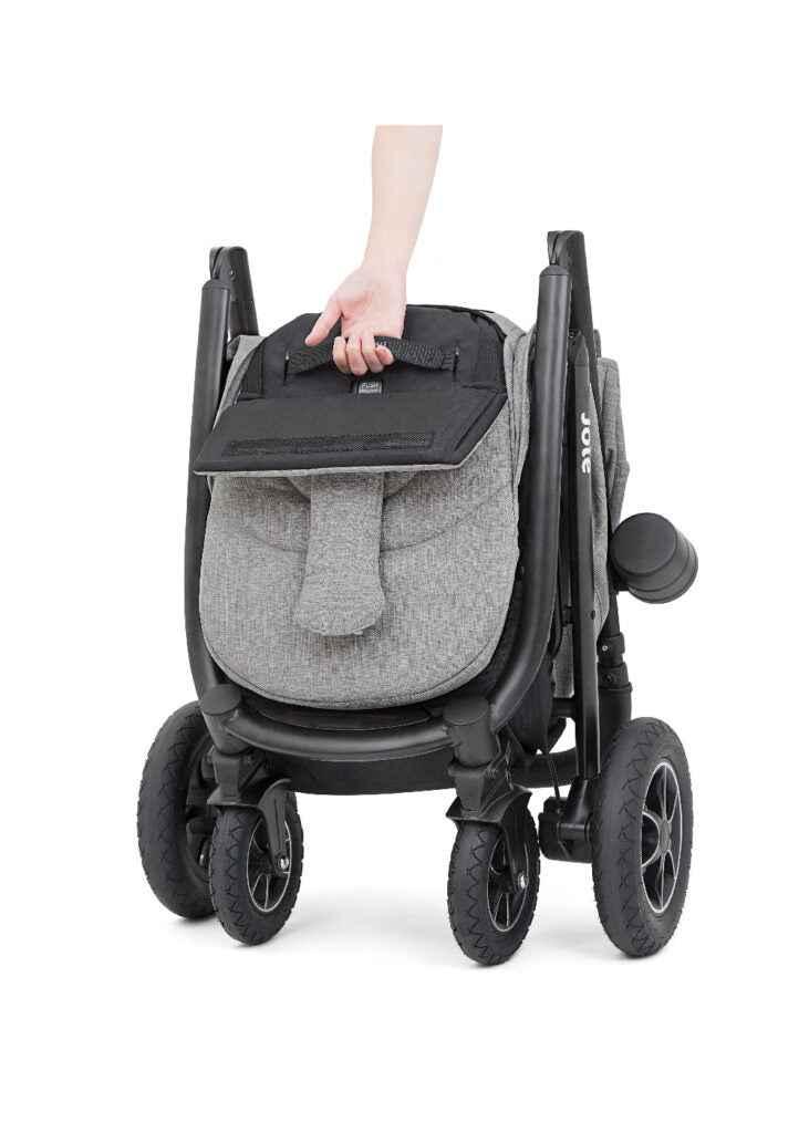 Joie Mytrax Flex Stroller || Fashion-Gray Fannel || Birth+ to 48months - Toys4All.in