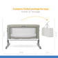 Joie Roomie Glide Playard || Fashion-Almond || Used for Birth+ to 9months || Distress Box - Toys4All.in