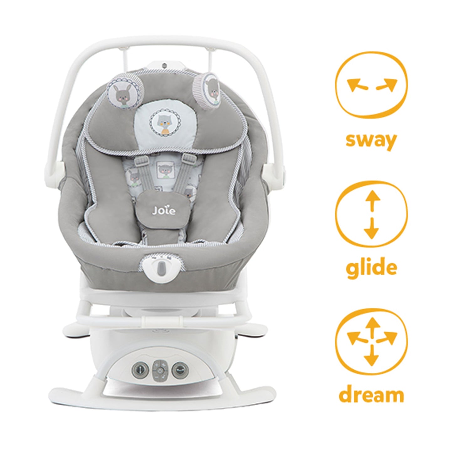 Joie Sansa 2in1 Design Swing || Fashion-Portrait || Birth+ to 9months - Toys4All.in