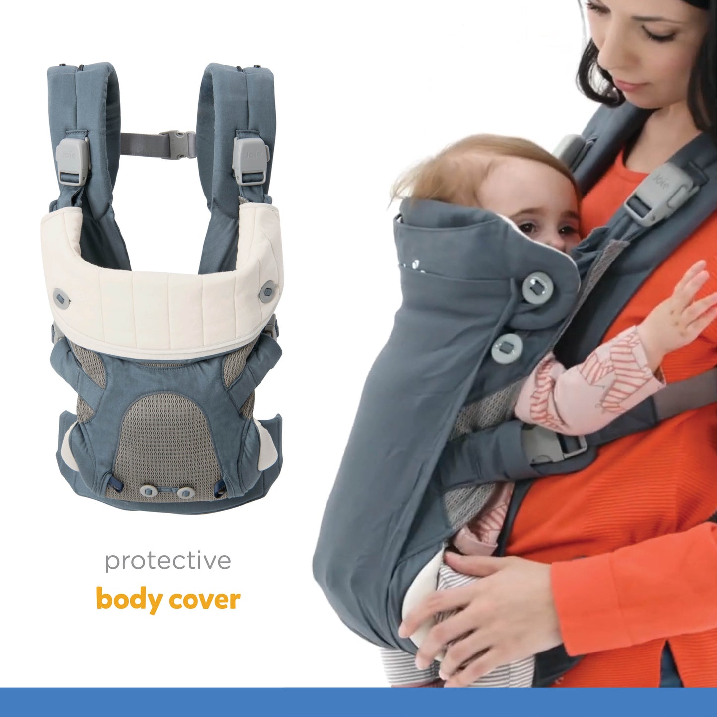 Joie Savvy Baby Carrier || Fashion-Marina || Birth+ to 48months - Toys4All.in