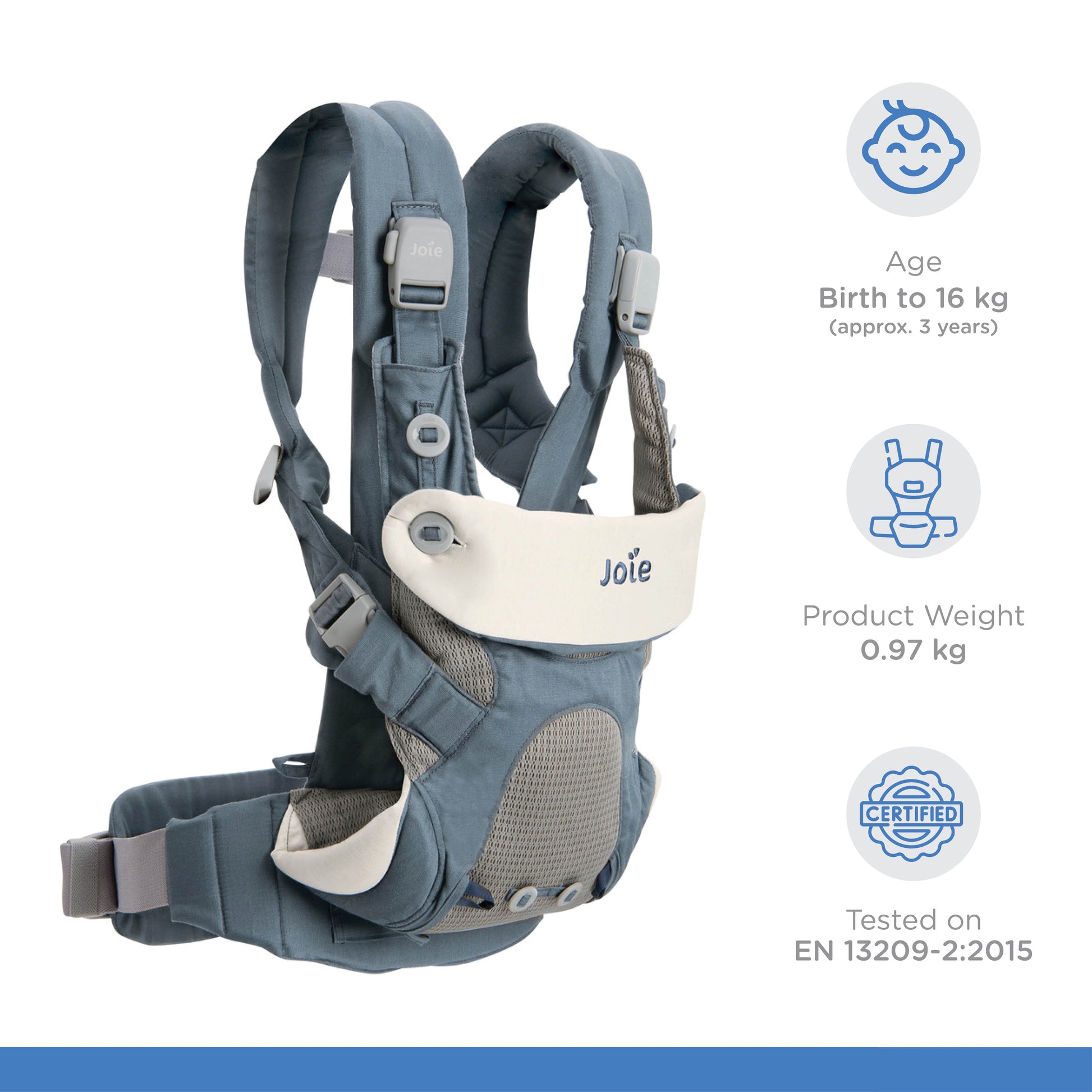 Joie Savvy Baby Carrier || Fashion-Marina || Birth+ to 48months - Toys4All.in