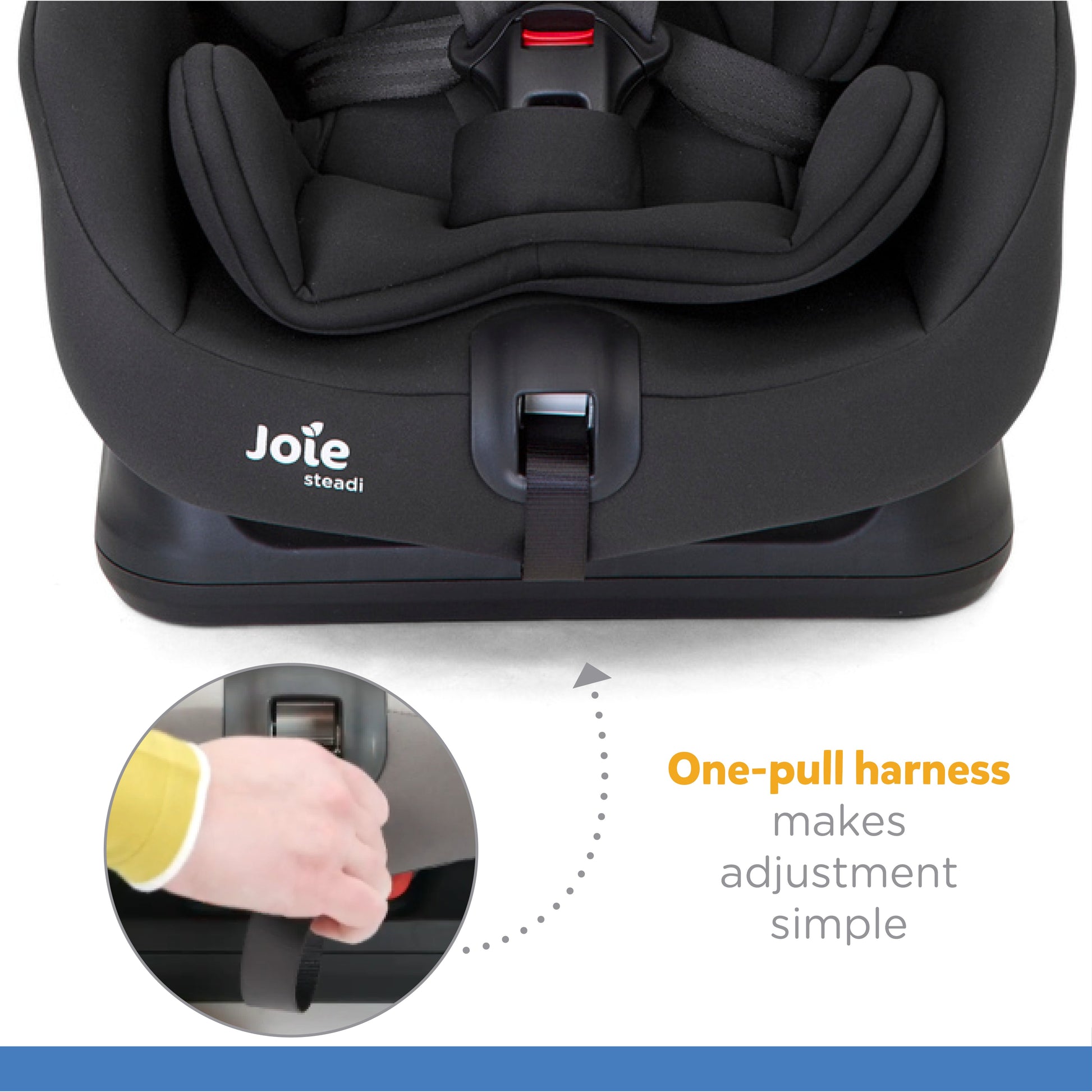 Joie Steadi(Group 0+/1) Coal Color Car Seat || Birth+ to 48months - Toys4All.in