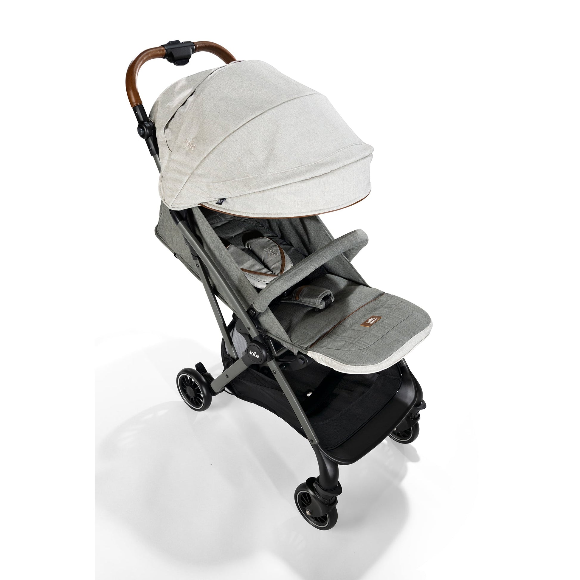 Joie Tourist Oyester Color W/ Rc & Adpt & Tb Stroller || Birth+ to 36months - Toys4All.in