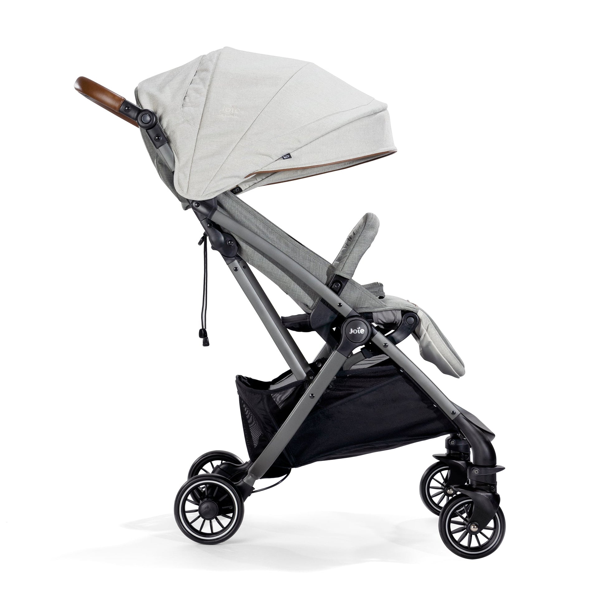 Joie Tourist Oyester Color W/ Rc & Adpt & Tb Stroller || Birth+ to 36months - Toys4All.in