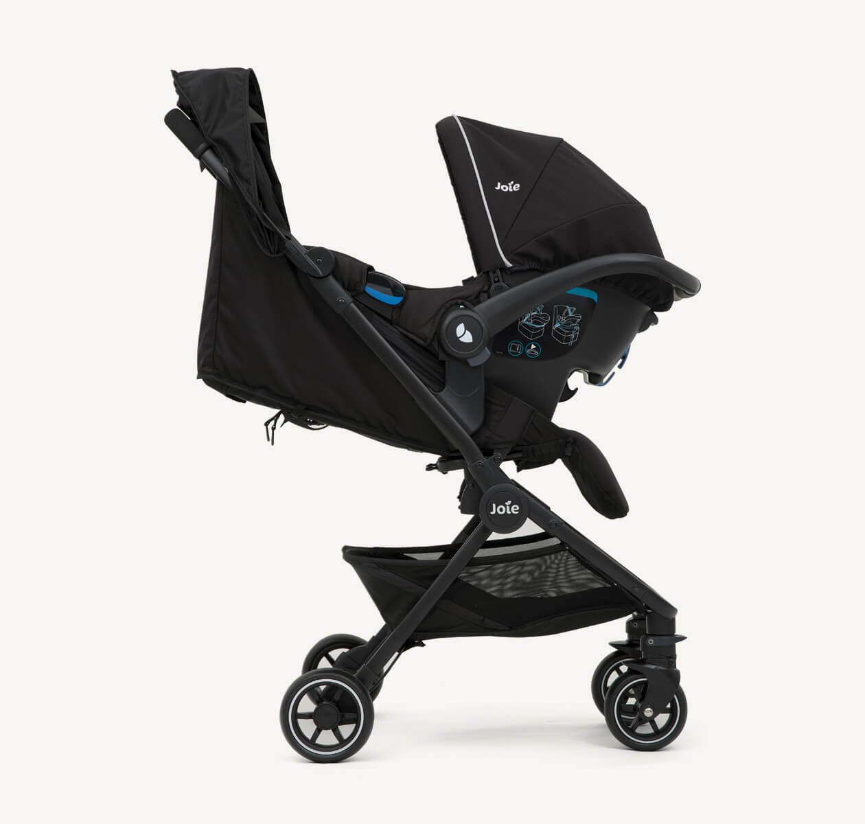 Joie Pact W/ Rc & Adpt & Tb Stroller - Birth+ to 36months