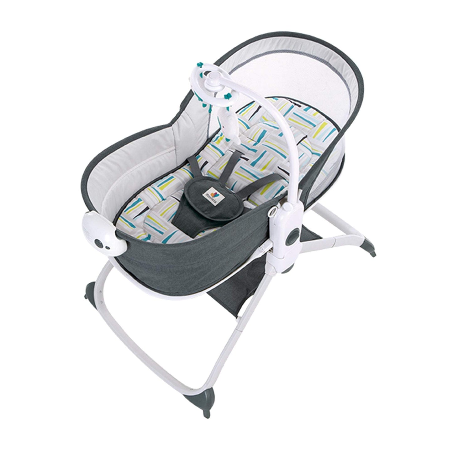 Mastela 6in1 Multi-Function Bassinet, Bouncer and Rocker || Fashion-Teal || Birth+ to 36months - Toys4All.in