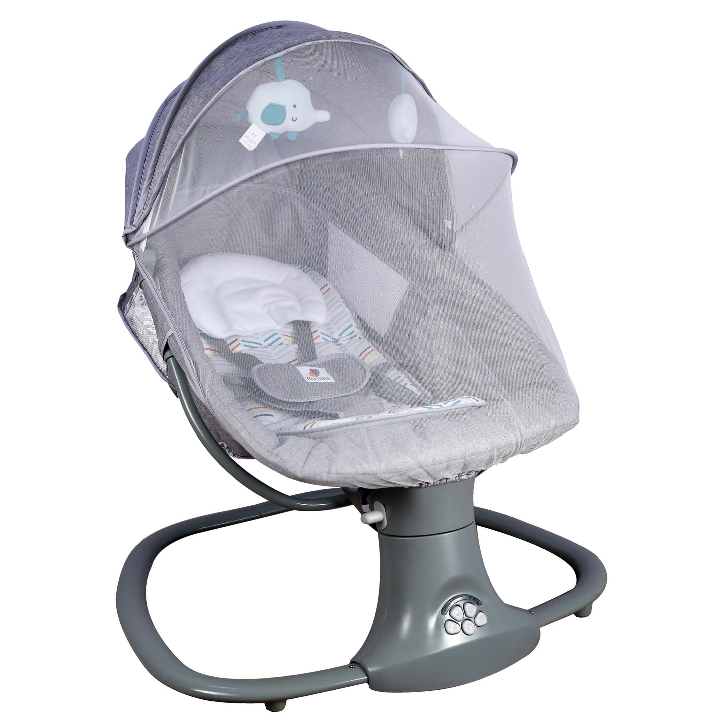 Mastela Deluxe Multi-Function Swing || Fashion-Grey || 3months to 36months - Toys4All.in