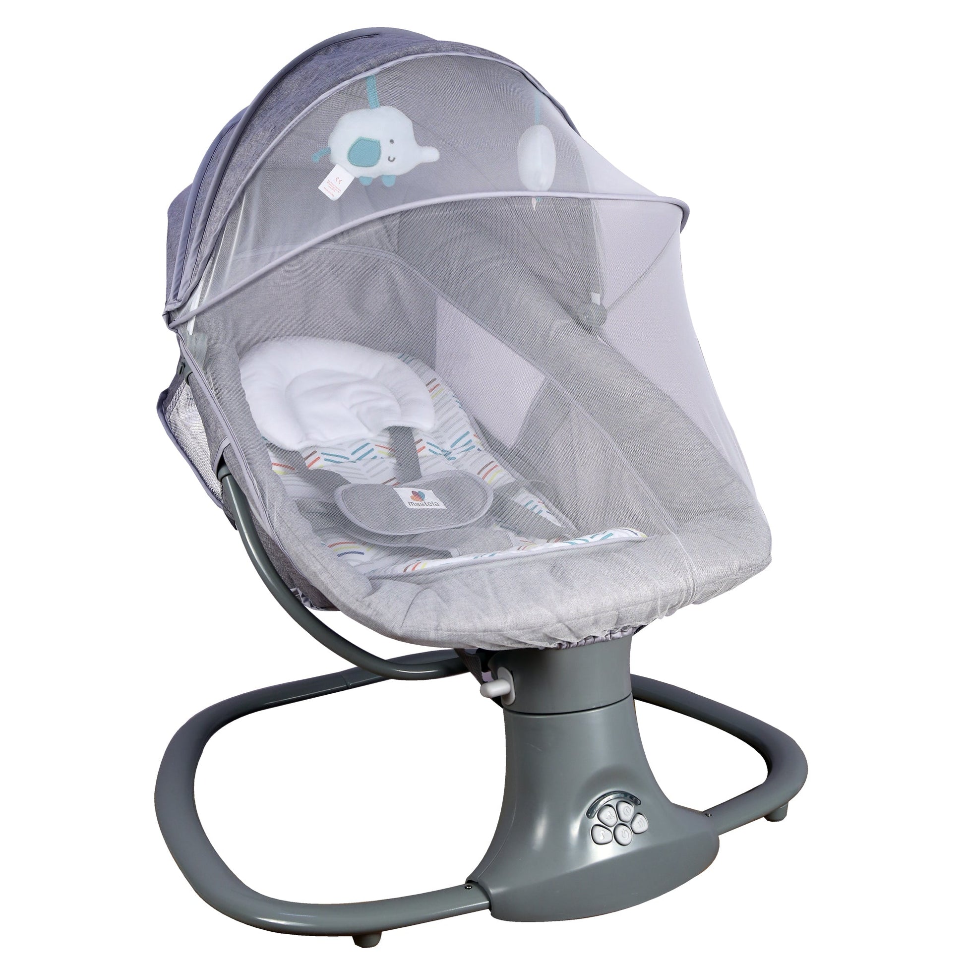 Mastela Deluxe Multi-Function Swing || Fashion-Grey || 3months to 36months - Toys4All.in