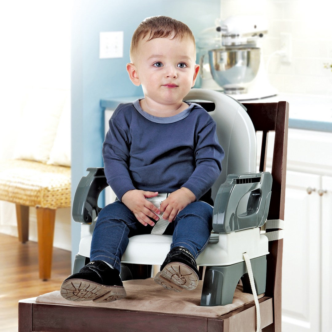 Mastela Folding Booster Seat || Fashion-Grey || 6months to 48months - Toys4All.in