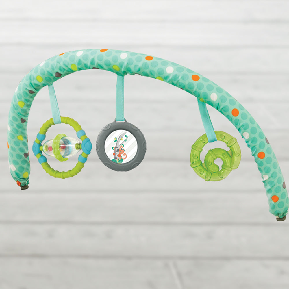 Mastela Music Vibrations Bouncer || Fashion-Grey || 3months to 12months - Toys4All.in