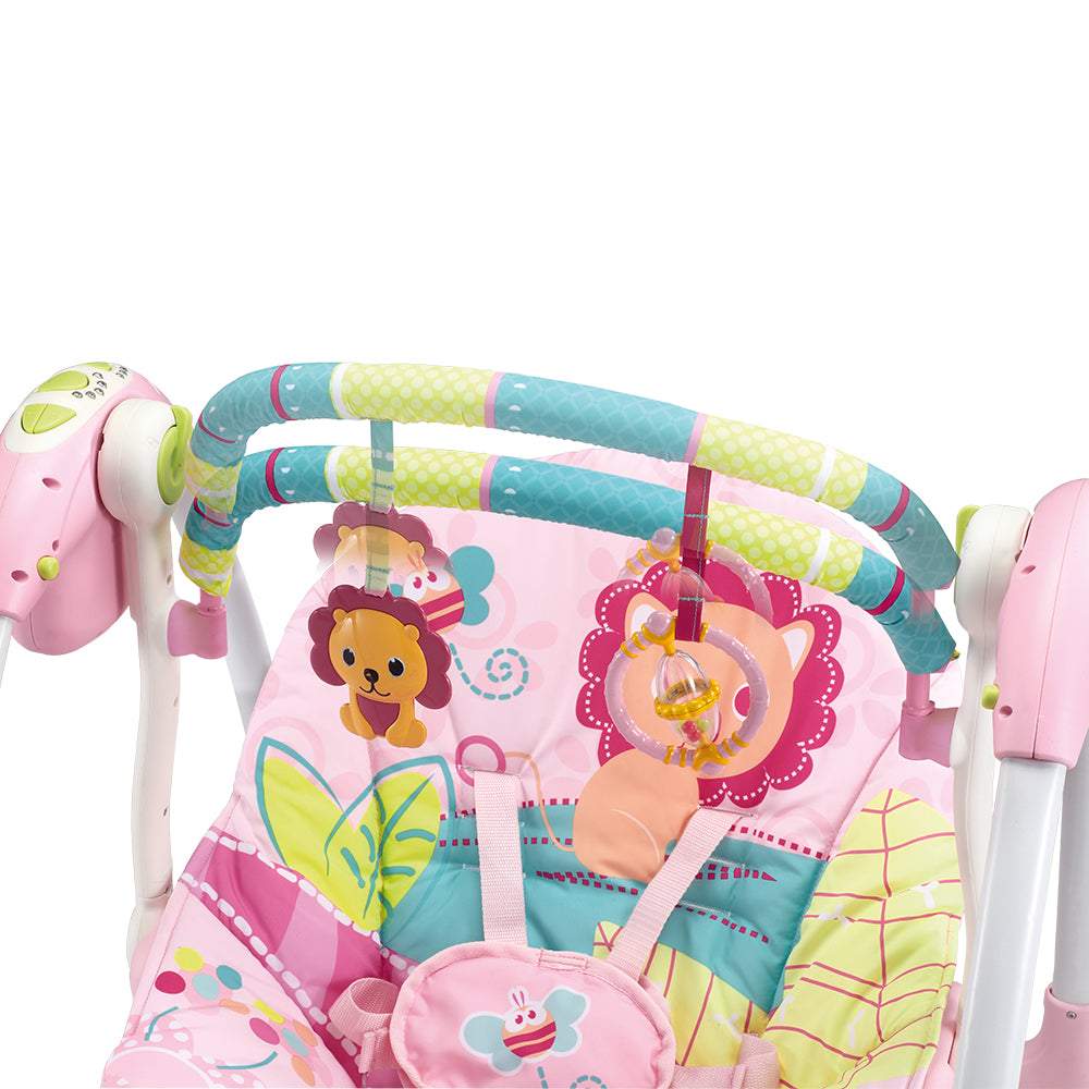 Mastela Portable Swing || Fashion-Pink || 3months+ to 24months - Toys4All.in