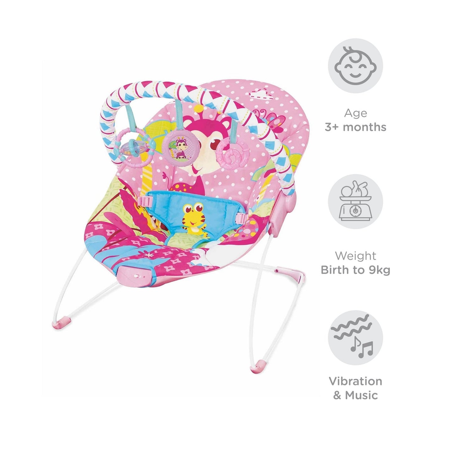 Mastela Soothing Vibration Bouncer (3 to 12 Months)