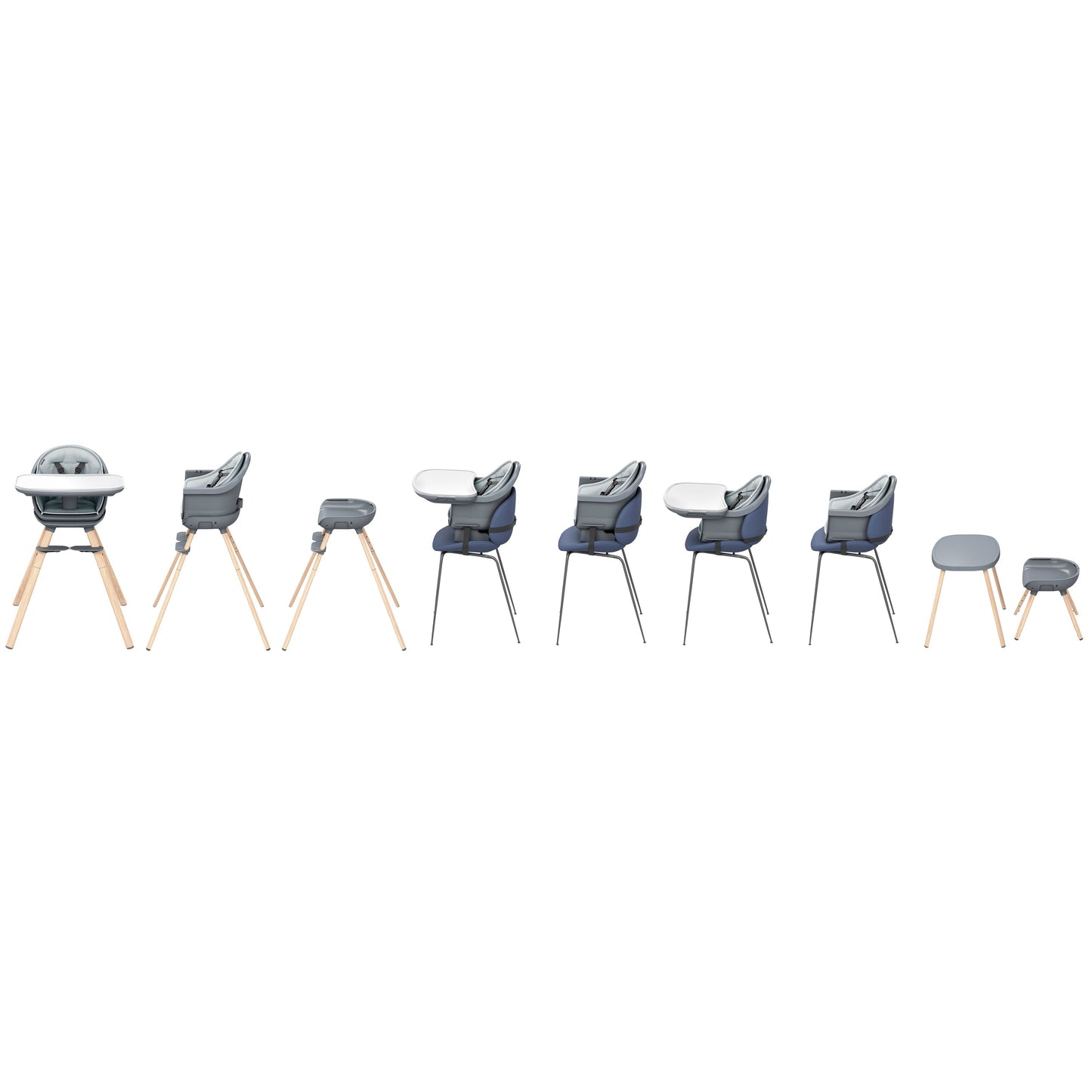 Maxi Cosi Moa High Chair || Fashion-Beyond Graphite || 6months to 36months - Toys4All.in