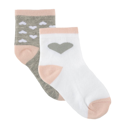 Nuluv Girls Ankle Length Socks (Pack of 2) - Toys4All.in