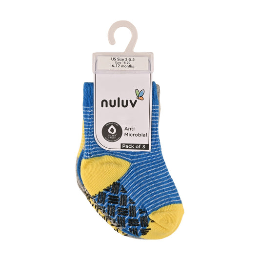 Nuluv Infant Boys Socks (Pack of 3) - Toys4All.in