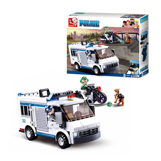 Playzu By Sluban Escort Vehicle Building Blocks Toys || 6years to 14years - Toys4All.in