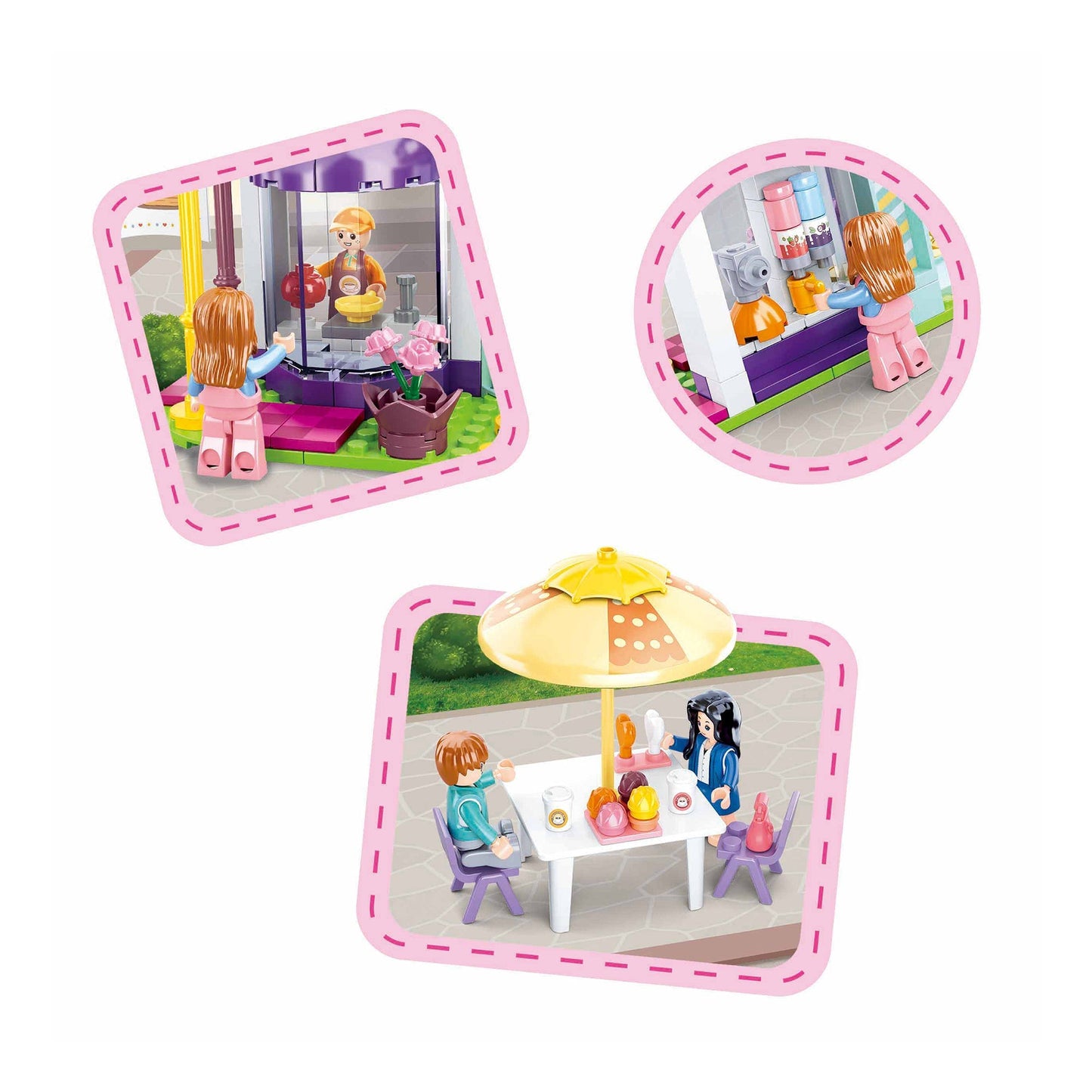 Playzu By Sluban Girls Dream Bar Building Toys || 6years++ - Toys4All.in