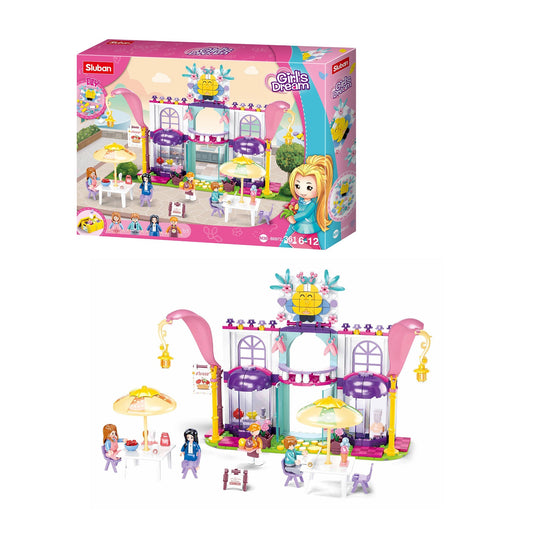 Playzu By Sluban Girls Dream Bar Building Toys || 6years++ - Toys4All.in