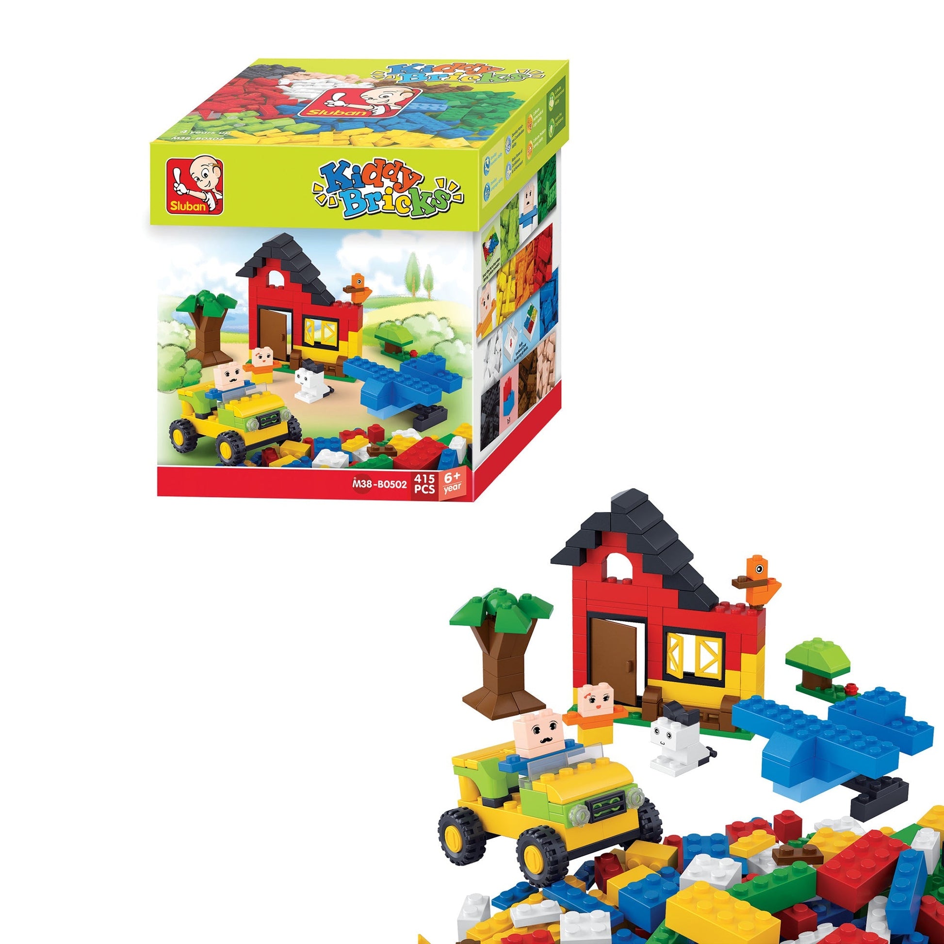 Playzu By Sluban Kiddy Bricks Building Blocks Toys || 6years to 12years - Toys4All.in