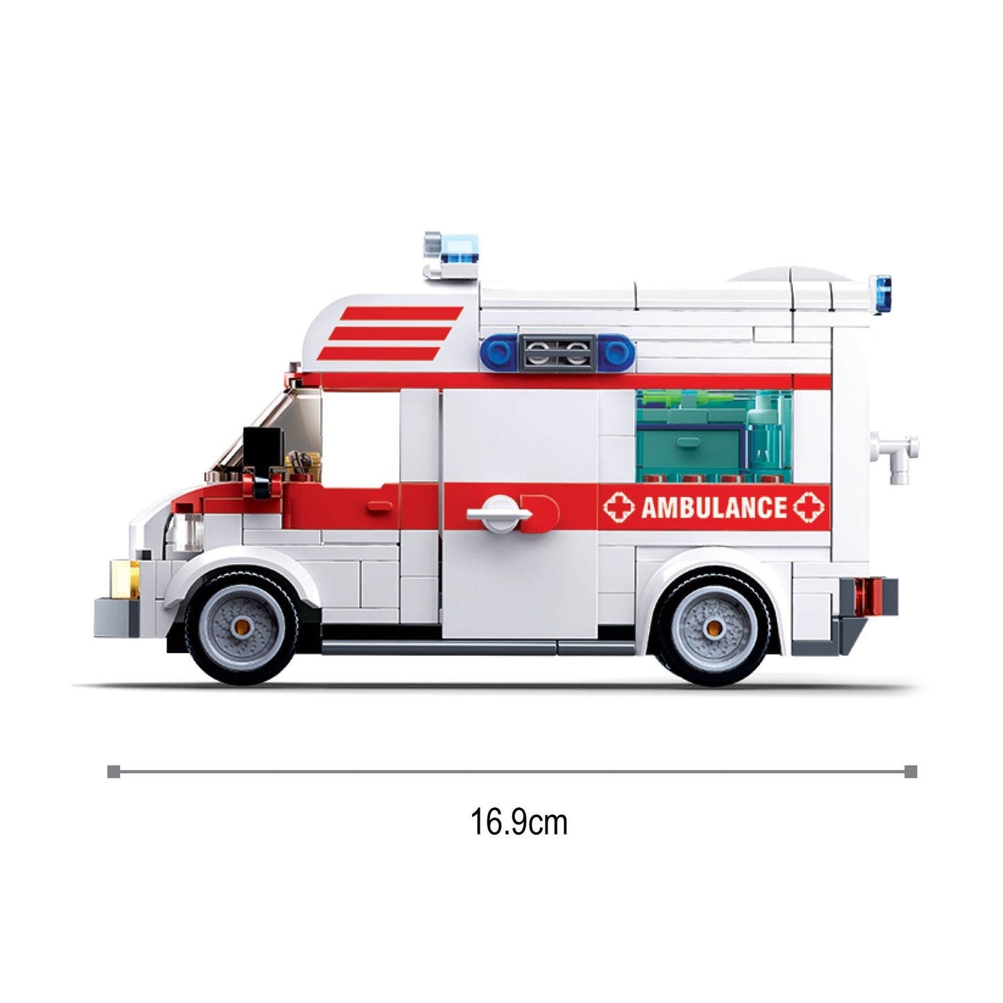 Playzu By Sluban Large Size Ambulance Building Blocks Toys || 6years to 12years - Toys4All.in