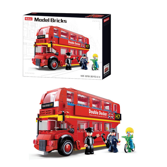 Playzu By Sluban Model bricks-London Bus || 6years++ - Toys4All.in