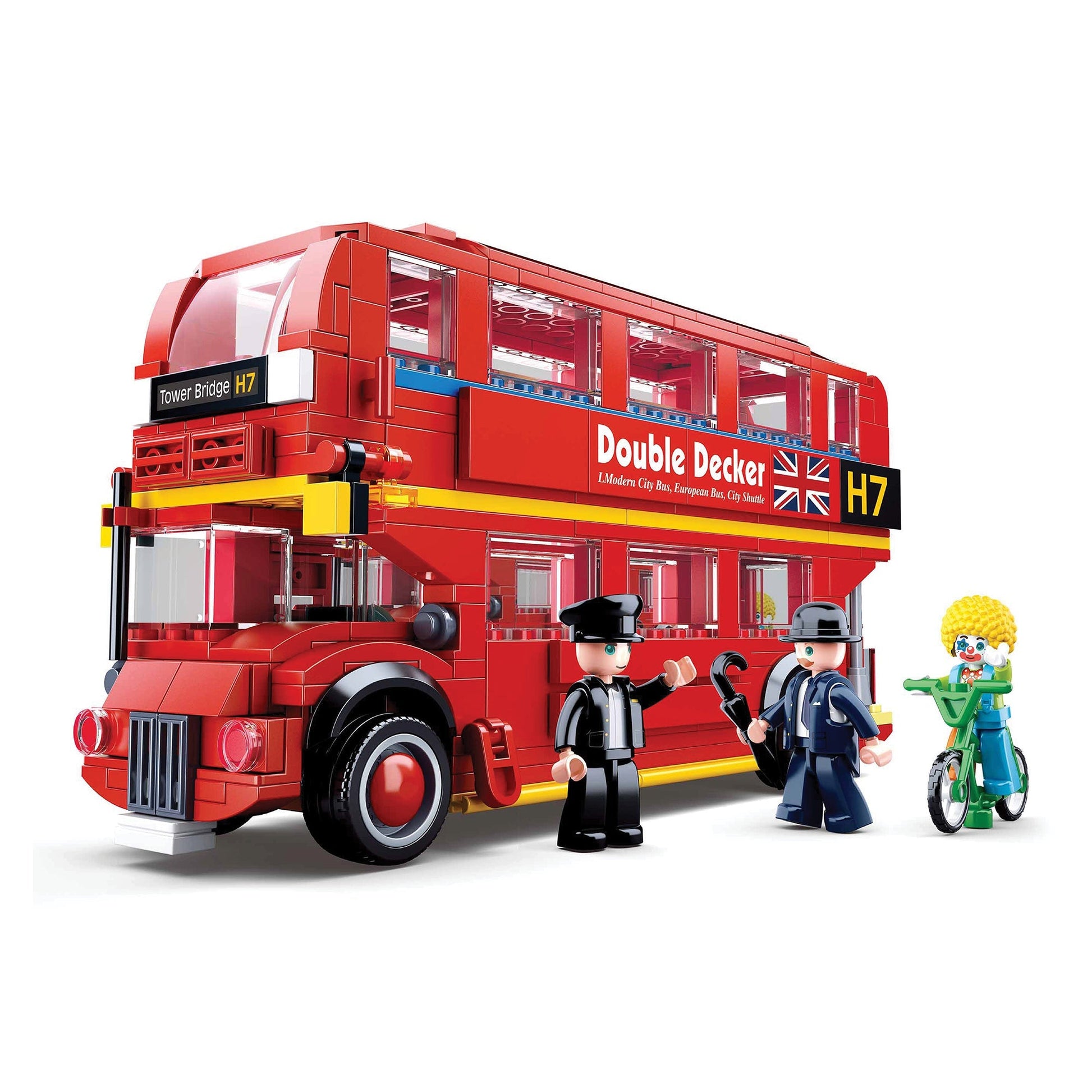 Playzu By Sluban Model bricks-London Bus || 6years++ - Toys4All.in