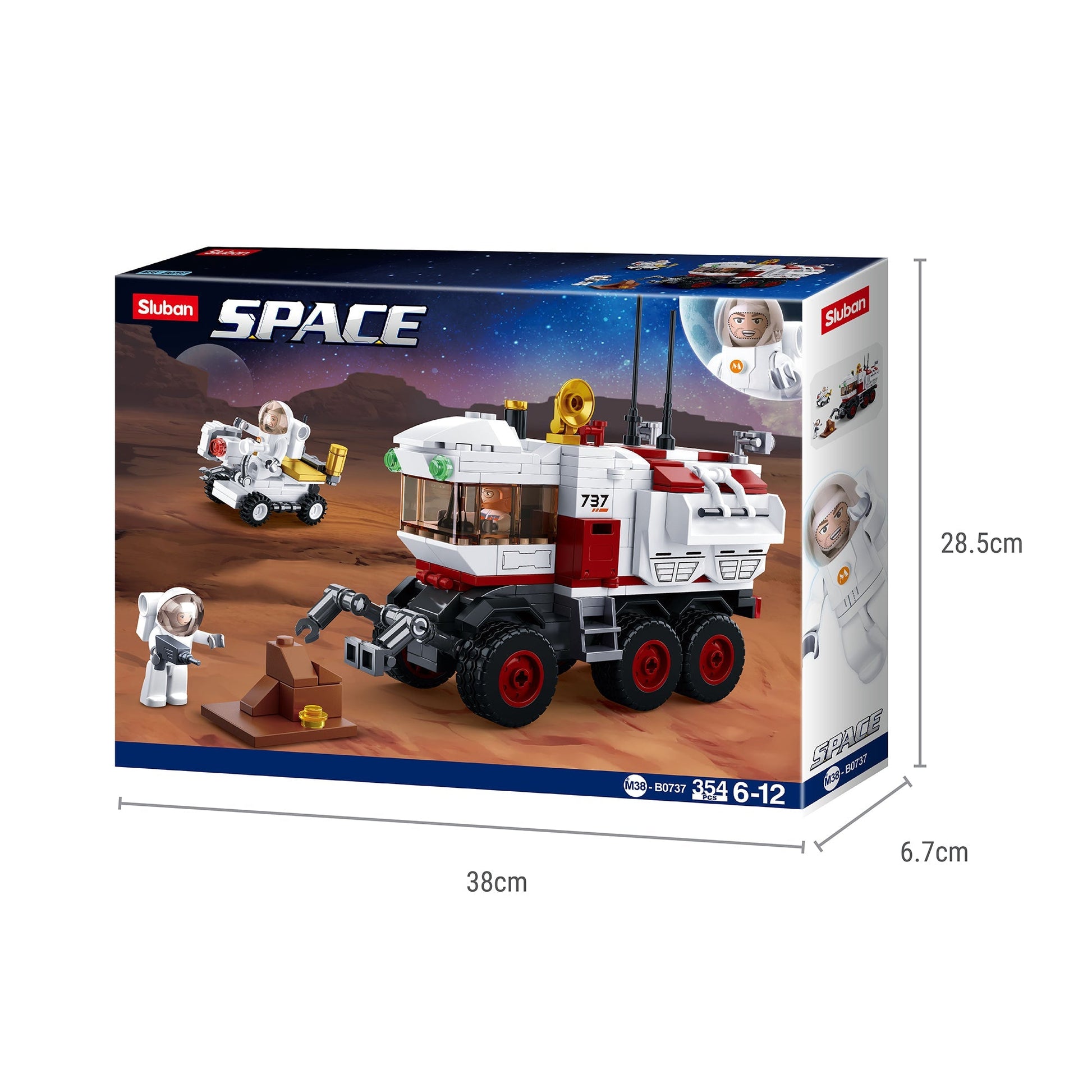Playzu By Sluban SPACE-MARS ROVER || 6years++ - Toys4All.in