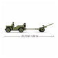 Playzu By Sluban WWII-WILLYS JEEP || 6years++ - Toys4All.in