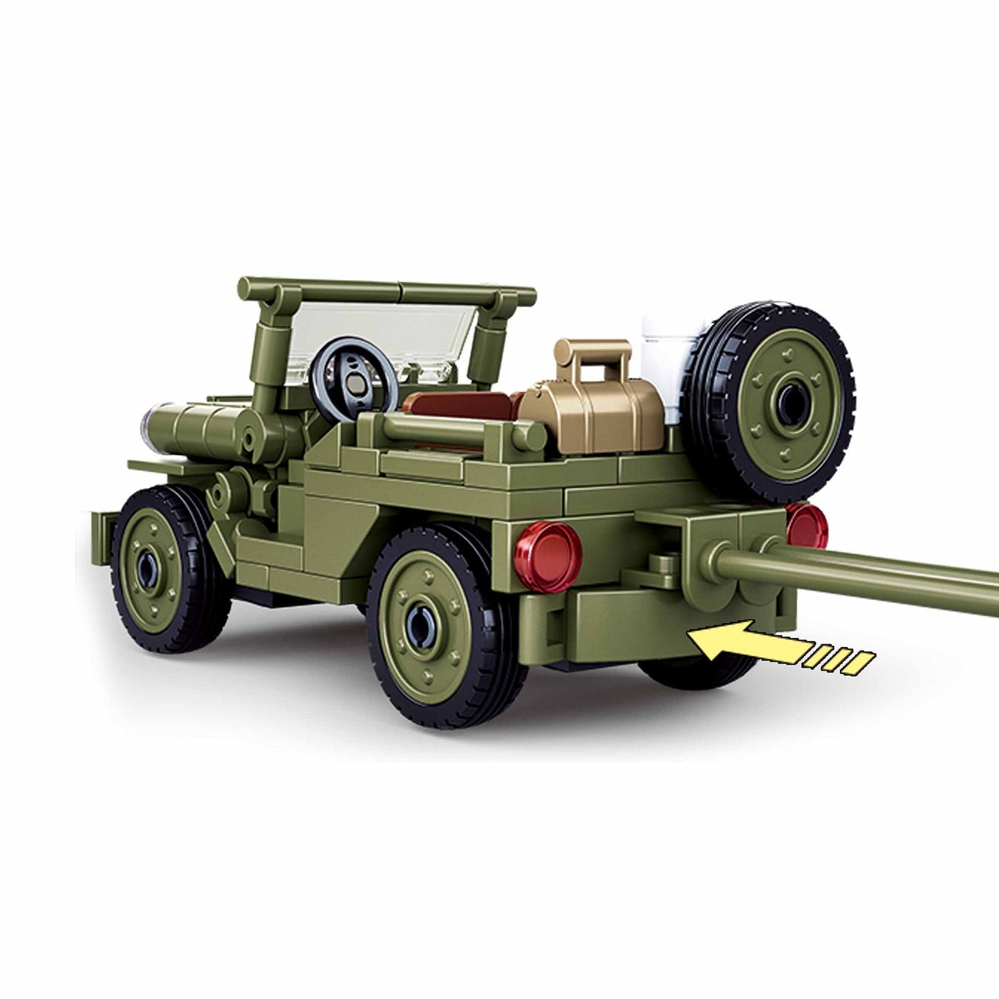 Playzu By Sluban WWII-WILLYS JEEP || 6years++ - Toys4All.in