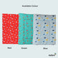 Red Diaper Changing Mat ( plastic base with 3 diaper mats ) 100 % Organic Cotton with Antimicrobial Finish - Toys4All.in