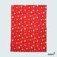 Red Diaper Changing Mat ( plastic base with 3 diaper mats ) 100 % Organic Cotton with Antimicrobial Finish - Toys4All.in