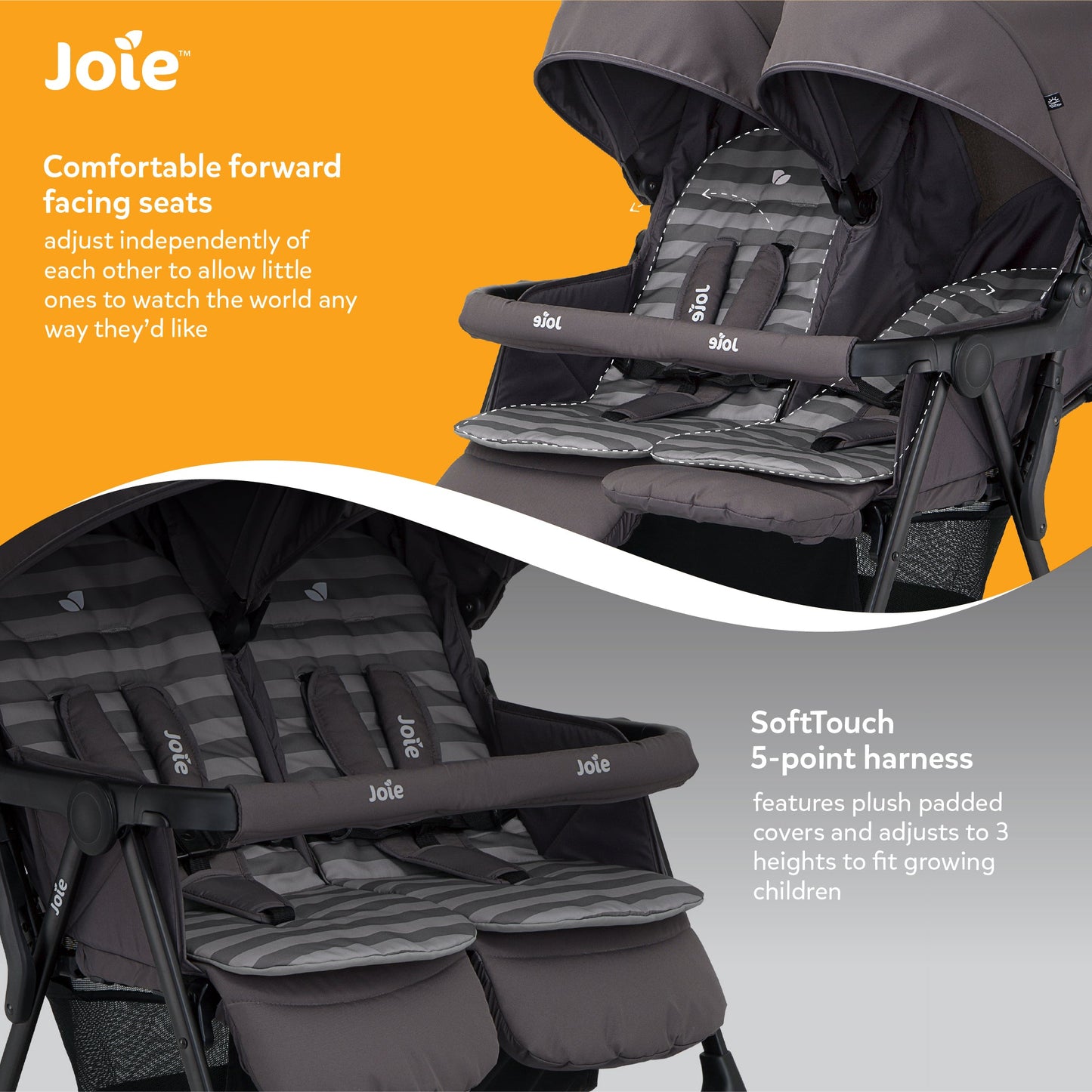 Joie Stroller Aire Twin (Birth to 36 Months)