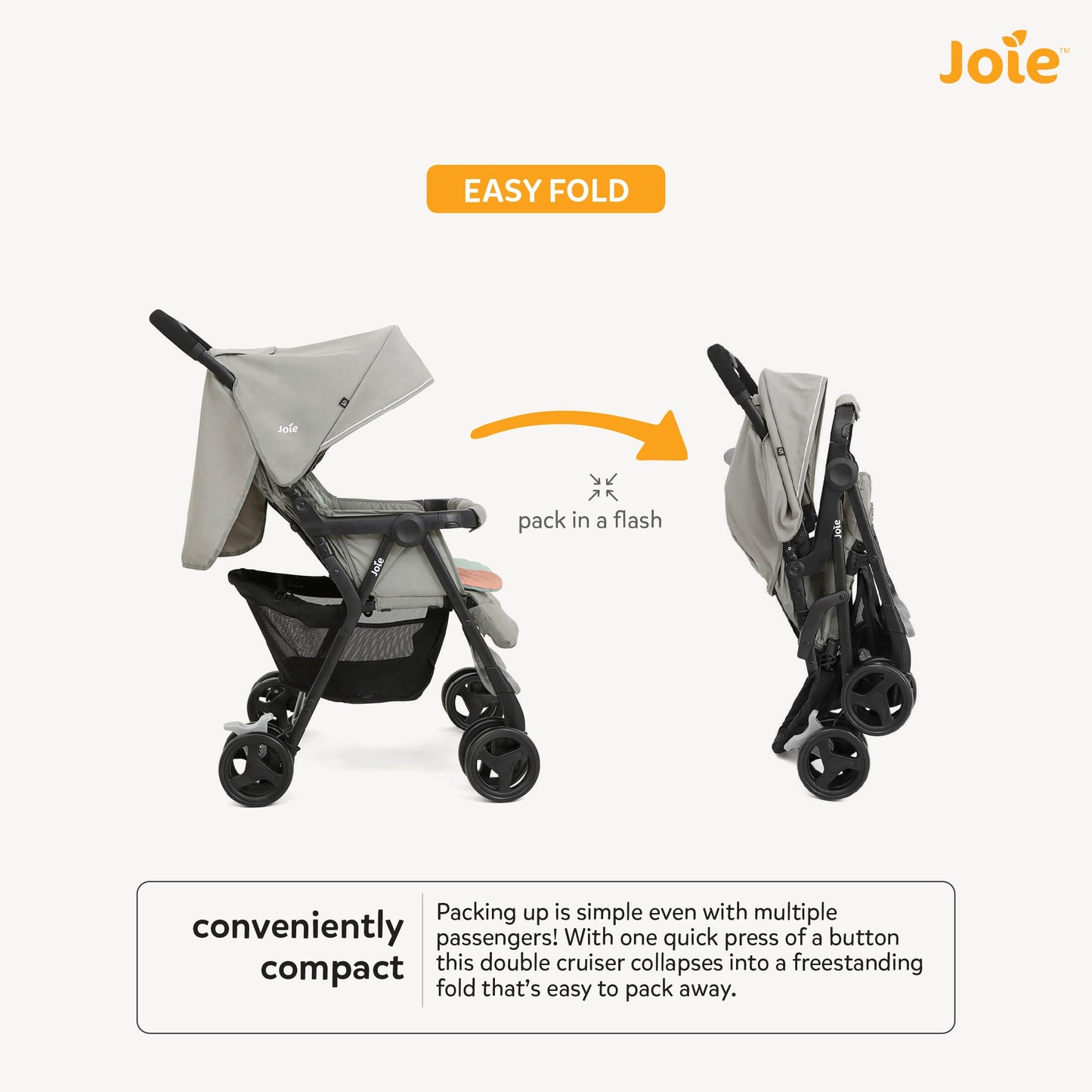 Joie Stroller Aire Twin (Birth to 36 Months)