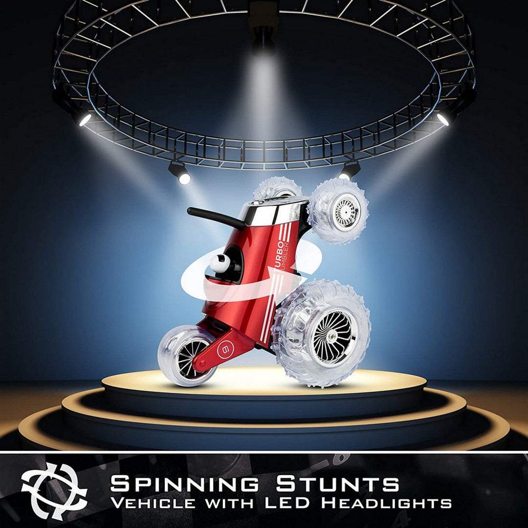 Sharper Image Monster Spinning Car Turbo Tumbler Vehicle  Blue ||  6years to 14years - Toys4All.in