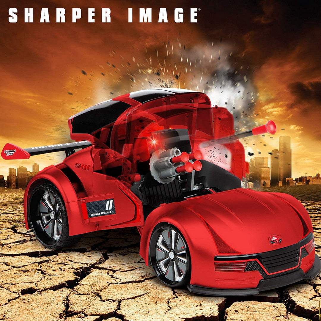 Sharper Image Transforming Missile Launcher  Vehicle  Red ||  6years to 14years - Toys4All.in