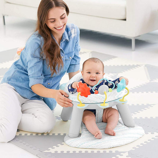 Skip Hop 2in1 Silver Lining Cloud Activity Floor Seat || 4months to 48months - Toys4All.in