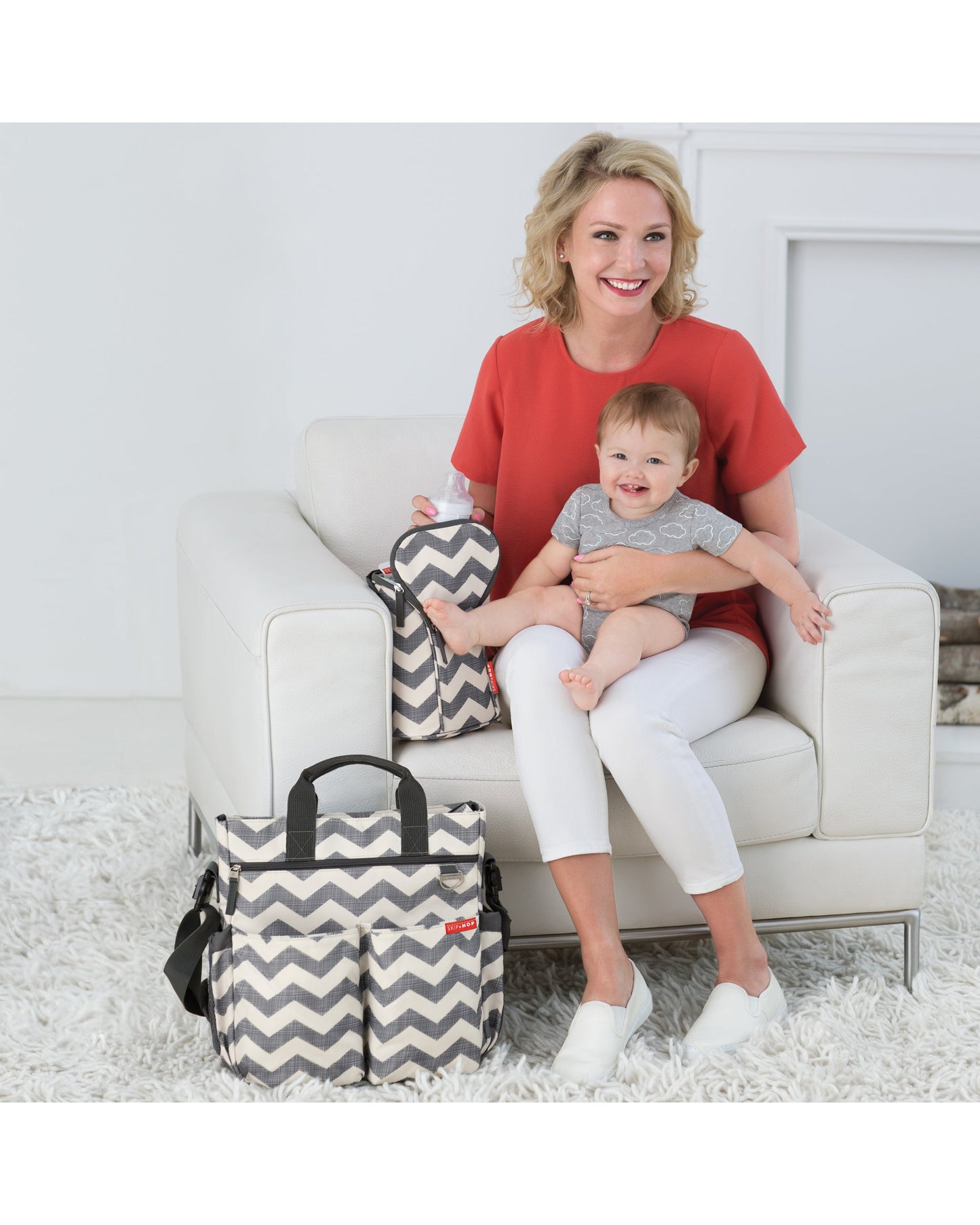 Skip Hop Duo Signature Diaper Bags || Birth+ to 24months - Toys4All.in