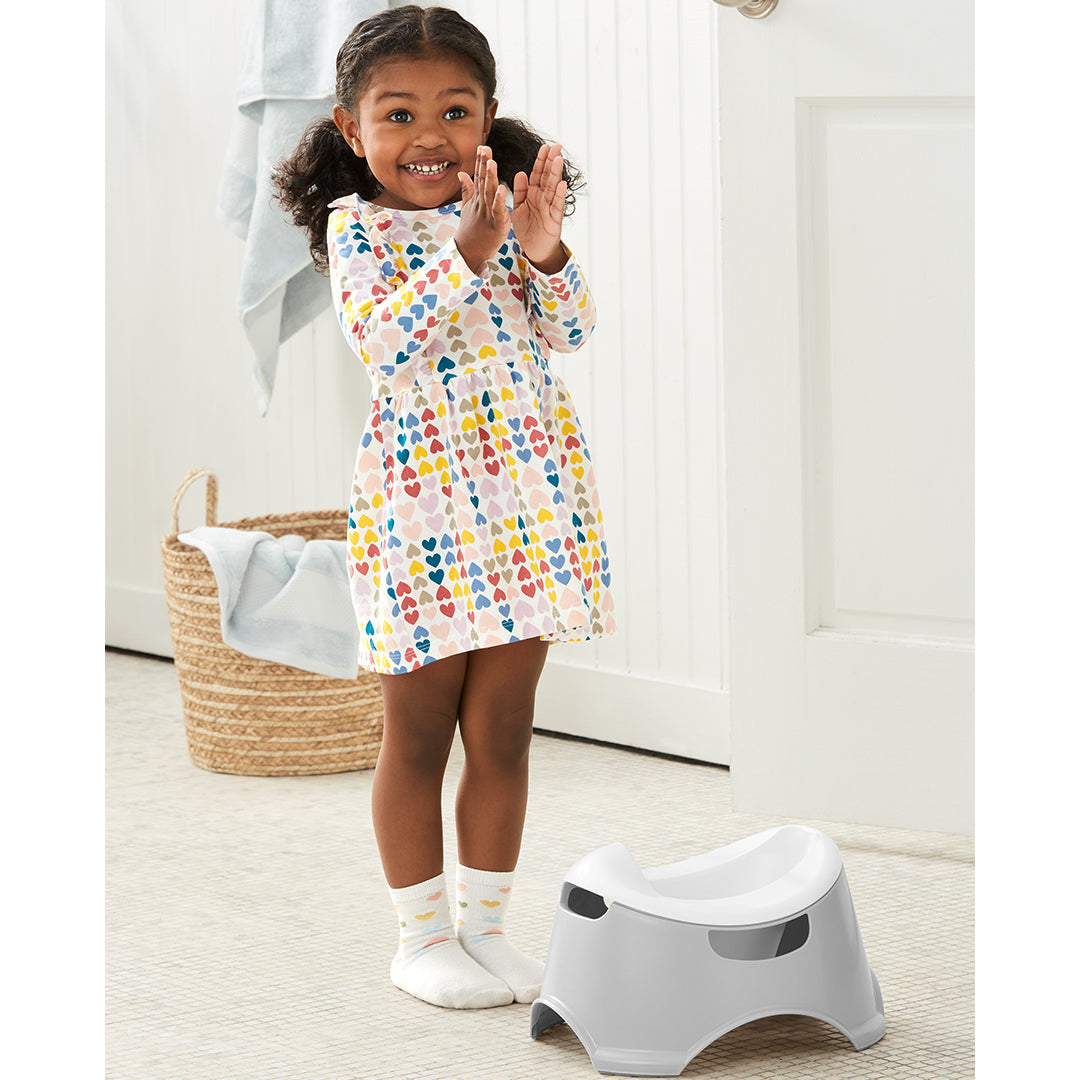 Skip Hop Easy Comfort White & Grey Potty || 18months to 48months - Toys4All.in