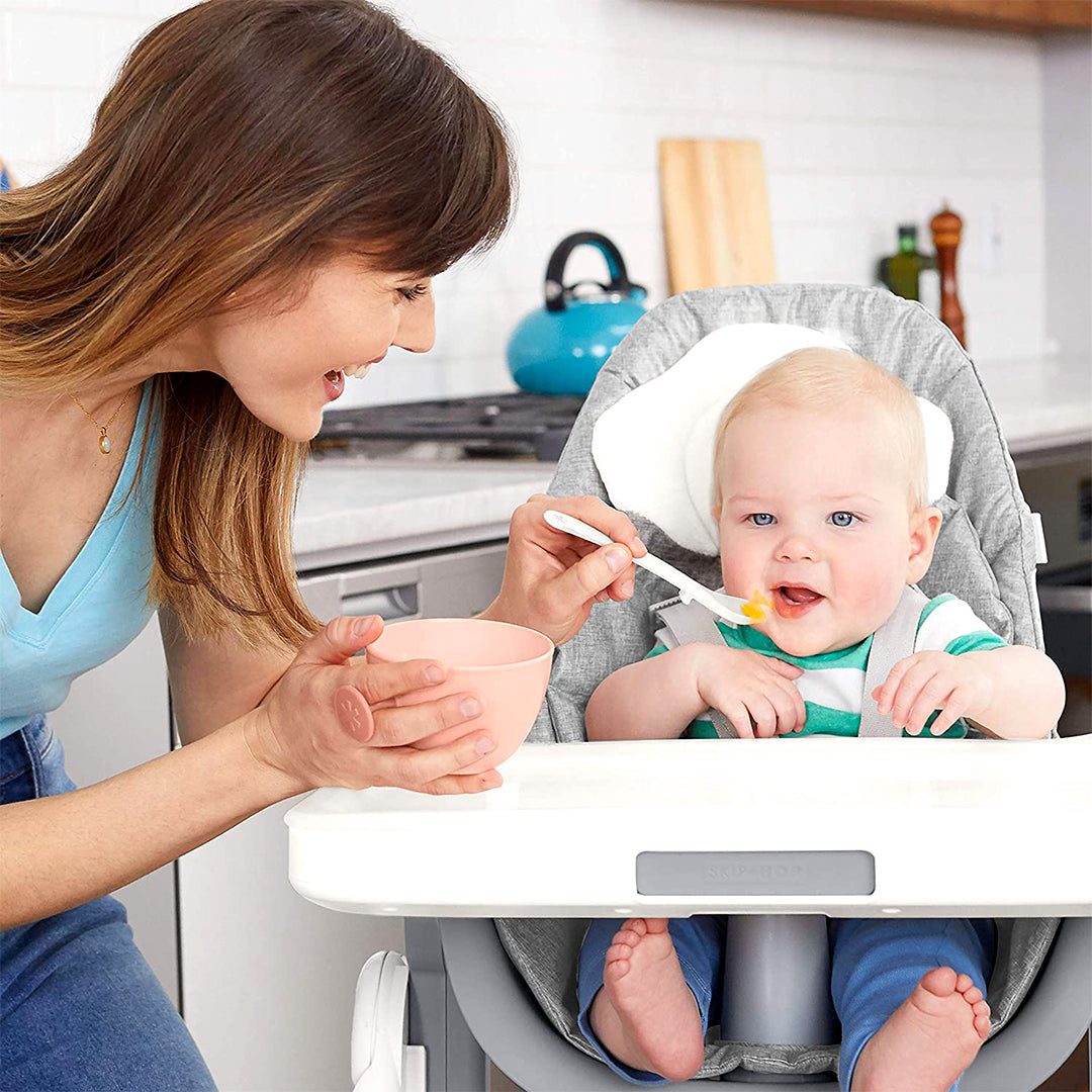 Skip Hop Easy Grab Grey & Pink Bowls || 3months to 36months - Toys4All.in