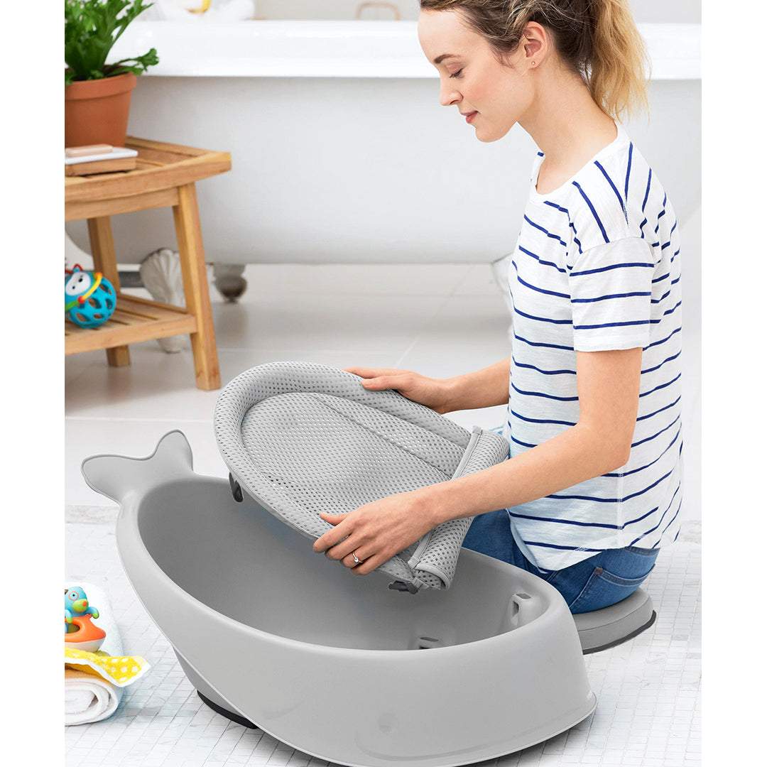 Skip Hop Grey Color Moby Smart Sling 3-Stage Tub || Birth+ to 36months - Toys4All.in