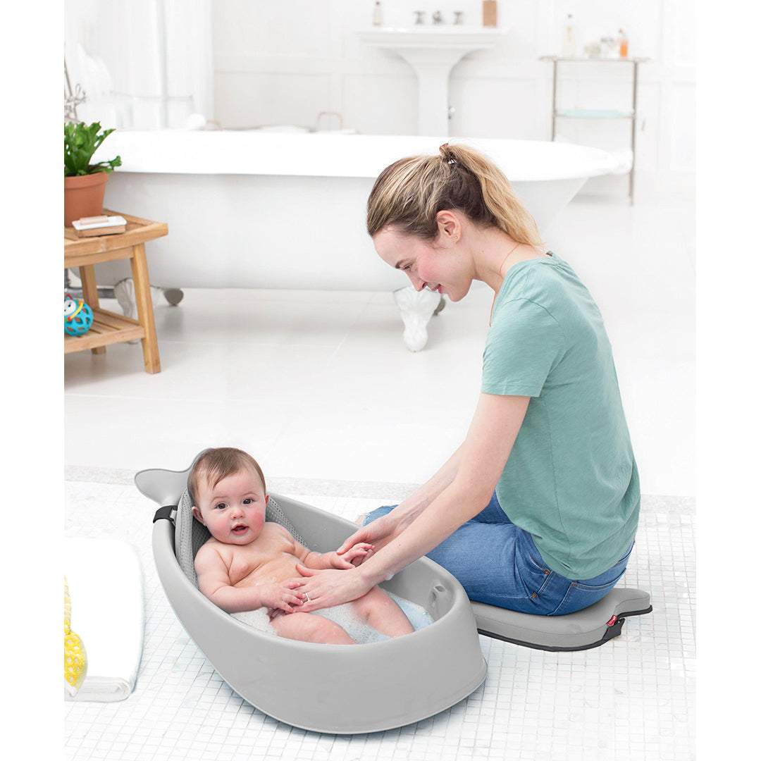 Skip Hop Grey Color Moby Smart Sling 3-Stage Tub || Birth+ to 36months - Toys4All.in