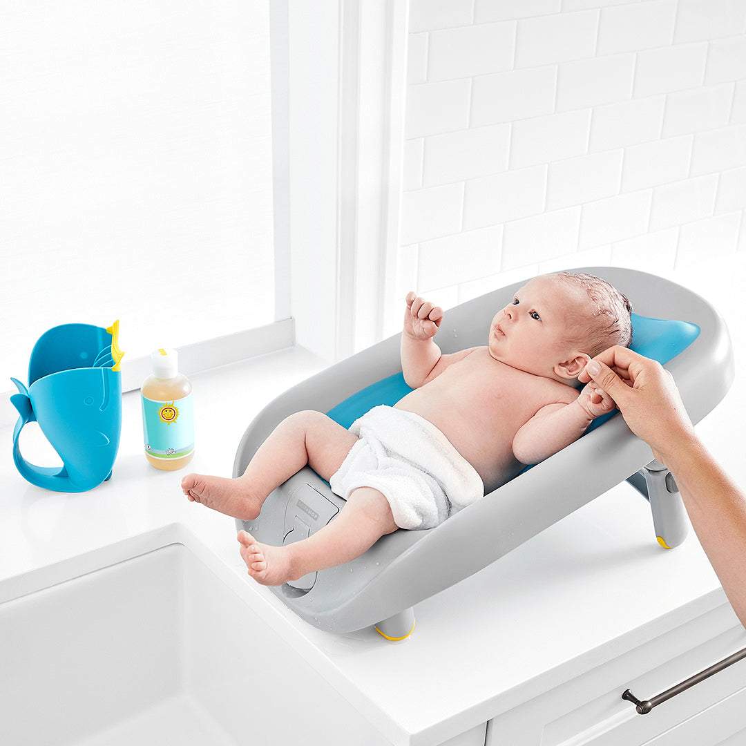 Skip Hop Moby Recline & Rinse Bather || Birth+ to 6months || Distress Box - Toys4All.in