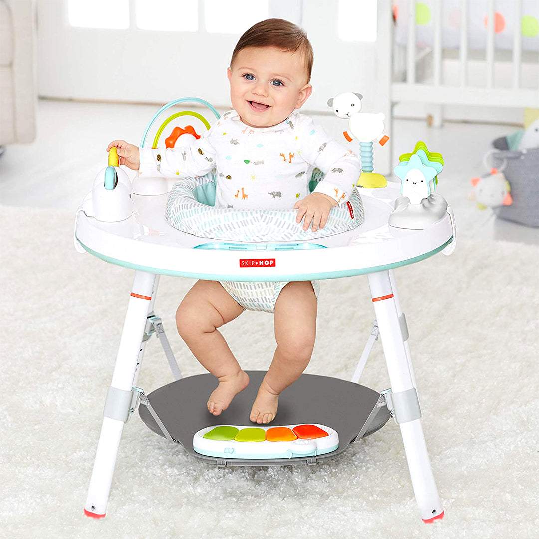 Skip Hop Silver lining Cloud Baby View 3 Stage Activity Center || 4months to 48months - Toys4All.in