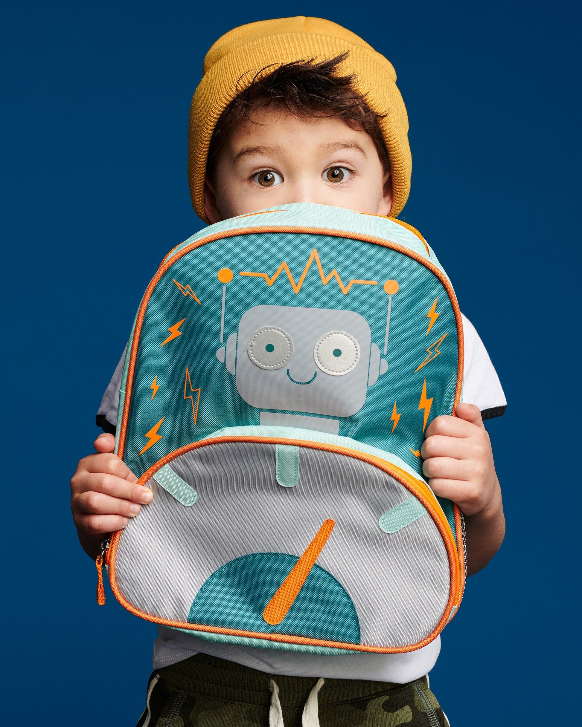 Skip Hop Spark Style Little Kid Backpack Robot || 3years to 6years - Toys4All.in
