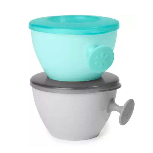 Skip Hop Teal & Grey Easy-Feed Mealtime Set || 3months to 36months - Toys4All.in