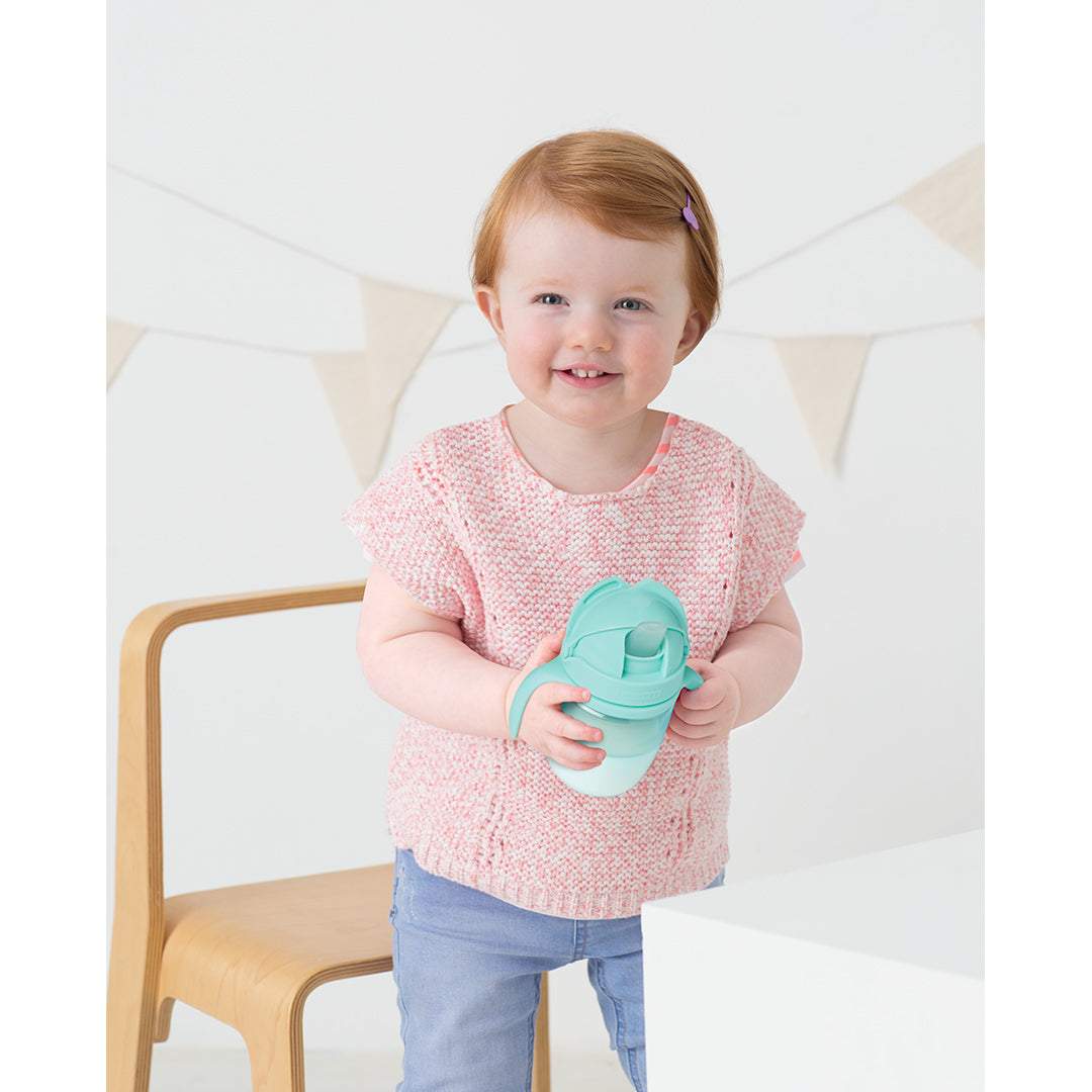 Skip Hop Two Tone Teal SipToStraw Cup || 6months to 36months - Toys4All.in