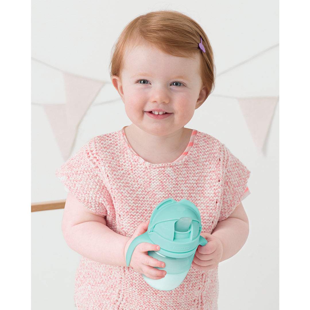 Skip Hop Two Tone Teal SipToStraw Cup || 6months to 36months - Toys4All.in