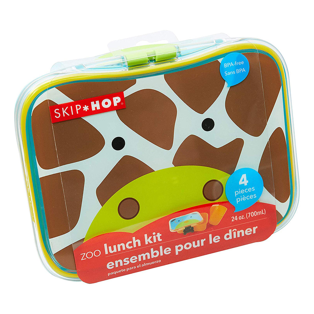 Skip Hop Zoo 4 Piece Lunch Kit || Fashion-Giraffe || 3years to 6years - Toys4All.in