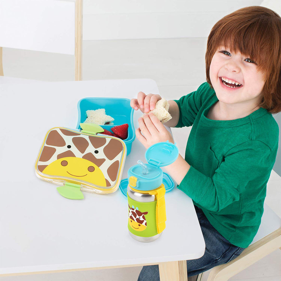 Skip Hop Zoo 4 Piece Lunch Kit || Fashion-Giraffe || 3years to 6years - Toys4All.in