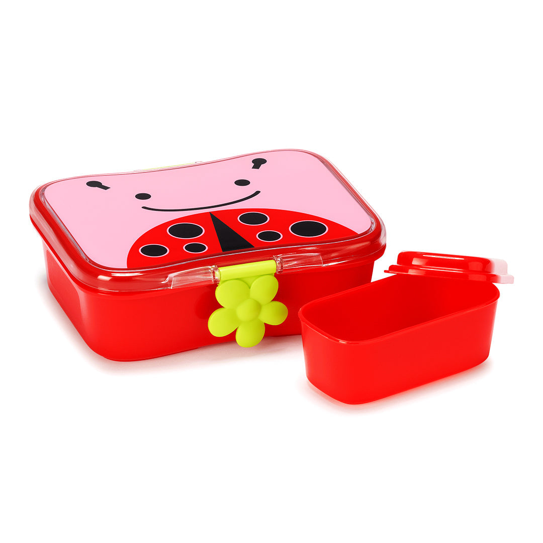 Skip Hop Zoo 4 Piece Lunch Kit || Fashion-Ladybug || 3years to 6years - Toys4All.in